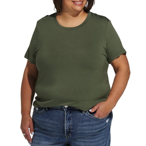 Women's 1902 and Co. Crew T-Shirt 1X Olive
