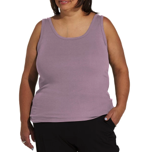 Women's 1902 and Co. Basic Scoop Neck Tank Top 3X Lilac