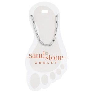 Sand & Stone Paperclip Bracelet