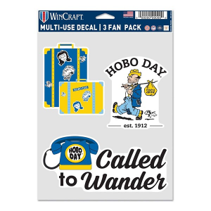 Wincraft South Dakota State Jackrabbits Hobo Day 3pk Multi Use Decals