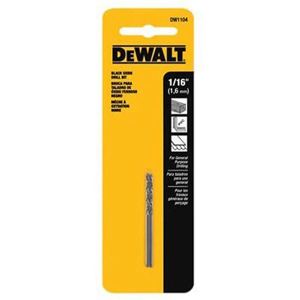 DeWALT 1/16 in High Speed Steel Drill Bit - 2 Pack