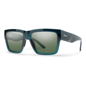 Men's Smith Lineup Polarized Sunglasses Pacific Crystal/ChromaPop Polarized Grey Green