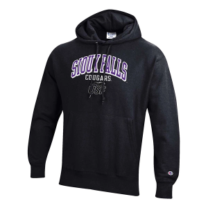 Sioux Falls Cougars Champion Hoodie Large Black