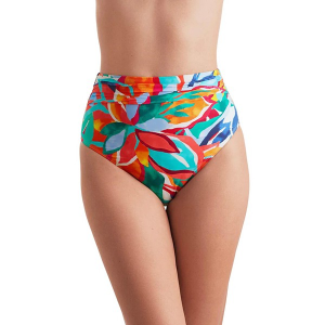 Women's Mimi Flamingo Morgan High Waist Swim Bottoms Misses 4 Radiant Floral