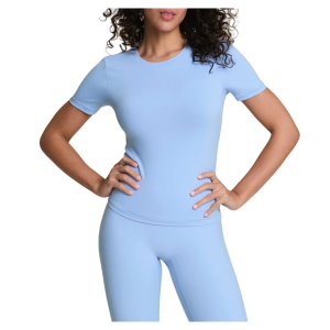 Women's Spanx BareNaked Shirt Large Hydrangea