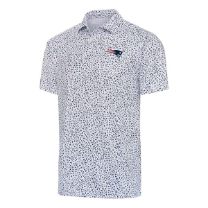 New England Patriots Antigua Motion Polo XLarge White/Navy
