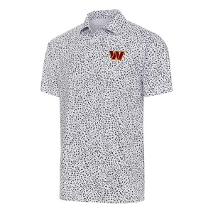 Washington Commanders Antigua Motion Polo Small White/Black