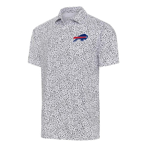 Buffalo Bills Antigua Motion Polo Small White/Black