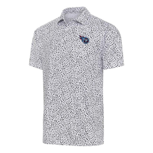 Tennessee Titans Antigua Motion Polo Small White/Black