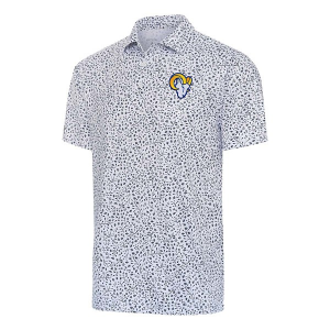 Los Angeles Rams Antigua Motion Polo Small White/Navy