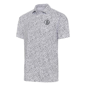 Brooklyn Nets Motion Antigua Polo Small White/Black