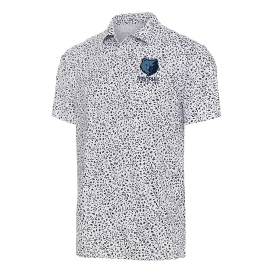 Memphis Grizzlies Motion Antigua Polo Small White/Black