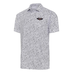 New Orleans Pelicans Motion Antigua Polo Small White/Black