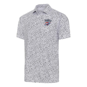 Oklahoma City Thunder Motion Antigua Polo Small White/Black