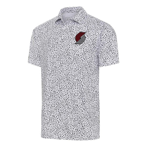 Portland Trail Blazers Motion Antigua Polo Small White/Black