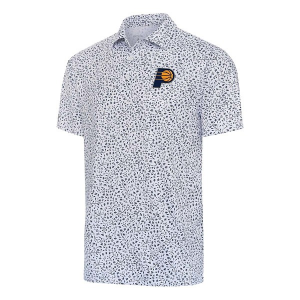 Indiana Pacers Motion Antigua Polo XLarge White/Navy
