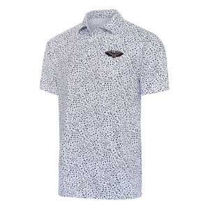 New Orleans Pelicans Motion Antigua Polo Small White/Navy