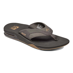 Men's Reef Fanning Flip Flop Sandals 4 Brown/Gum