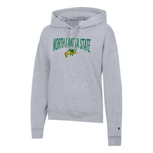 North Dakota State Bison Champion Women's Hoodie Large Grey