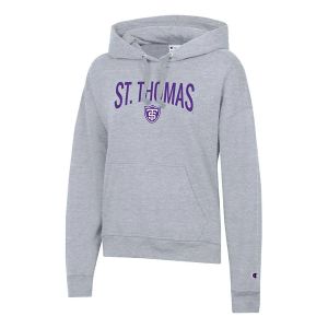 St. Thomas Tommies Champion Women's Hoodie Large Grey