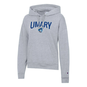 UMARY Marauders Champion Women's Hoodie Large Grey
