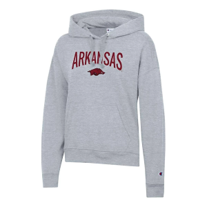 Arkansas Razorbacks Champion Women's Hoodie Large Grey