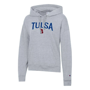 Tulsa Golden Hurricanes Champion Women's Hoodie Large Grey