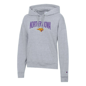 Northern Iowa Panthers Champion Women's Hoodie Large Grey