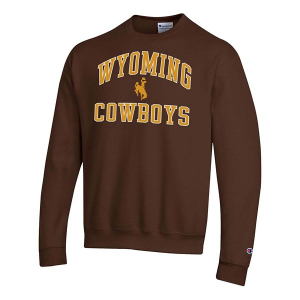 Wyoming Cowboys Champion Crew Large Brown