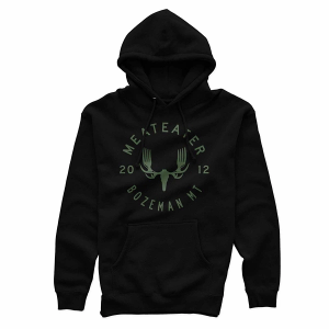 Men's MeatEater BZN Seal Hunting Hoodie Large Black
