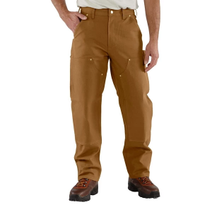 Men's Carhartt Firm Duck Double-Front Dungaree Utility Pants 34 Carhartt Brown