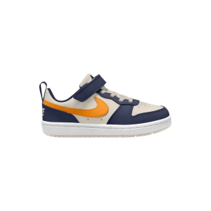 Kids' Nike Court Borough Low Recraft Sneakers sneakers-athletic-shoes Little 1 Regular Light Orewood Brown/Orange Peel/Midnight Navy