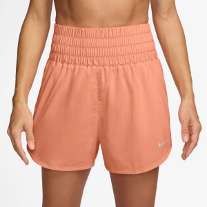 Women's Nike Dri-FIT One Ultra High-Waisted Shorts Small Apricot Agate/Htr/Reflective Silv