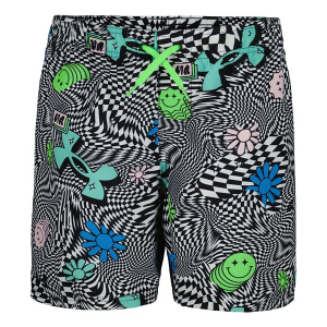 Boys' Under Armour Warp Party Swim Trunks Small Prism Green