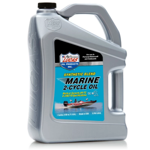 Lucas Oil Synthetic Blend 2-Cycle Marine Oil 1 Gallon