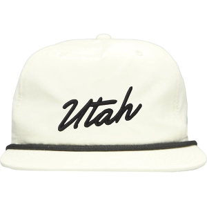 Men's Park Bench Apparel Utah Rope Snapback Hat One Size Birch Black