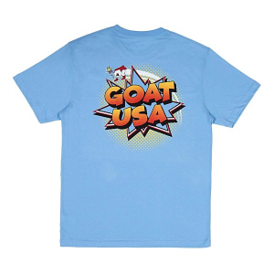 Kids' GOAT USA Comic Goat T-Shirt Large Carolina Blue