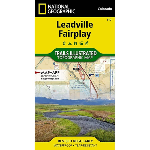 National Geographic Leadville, Fairplay Map