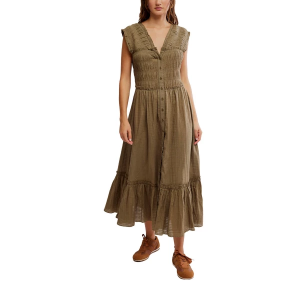 Women's Free People Desert Dazed Midi Dress Large Caiman