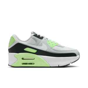 Women's Nike Air Max 90 LV8 Sneakers sneakers-athletic-shoes 8.5 Regular Photon Dust/White-Lime Blast-Black