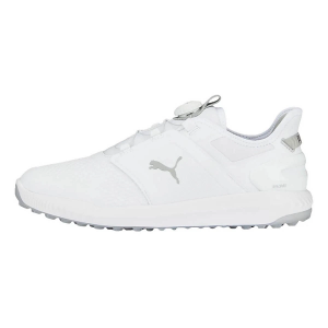 Men's Puma Ignite Elevate Disc Spikeless Golf Shoes sneakers-athletic-shoes 11 Regular White/Silver