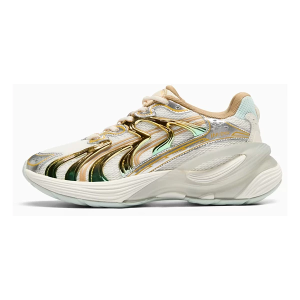 Women's Puma Inverse Shine Sneakers sneakers-athletic-shoes 8.5 Regular Warm White/Archive Gold