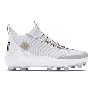 Men's Under Armour Harper 9 Pro TPU Molded Baseball Cleats 7 White