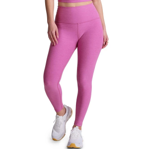 Women's Beyond Yoga Spacedye Caught in the Midi Printed High Waisted Leggings XSmall Sunset Violet Heather