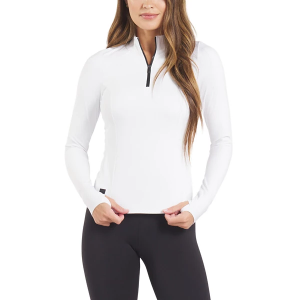 Women's UNRL Performa Long Sleeve 1/2 Zip Medium White