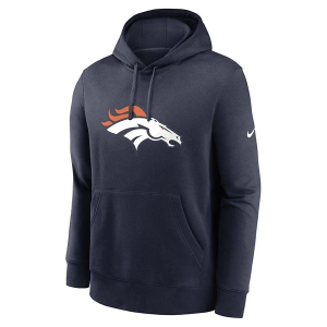 Denver Broncos Nike 2024 Club Hoodie XLarge Navy