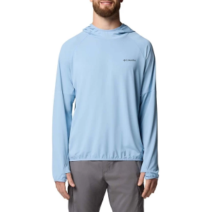 Men's Columbia Skien Valley Long Sleeve T-Shirt Small Ripple Blue