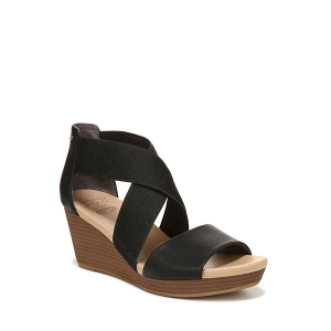 Women's Dr. Scholls Barton Band Sandals 7 Black Fabric
