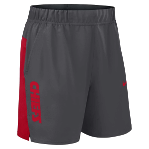 Kansas City Chiefs Nike Victory Woven Shorts Medium Anthracite