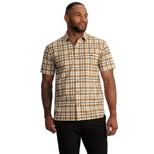 Men's Carhartt Force Sun Defender Relaxed Fit Lightweight Plaid Button Up Shirt Medium Carhartt Brown